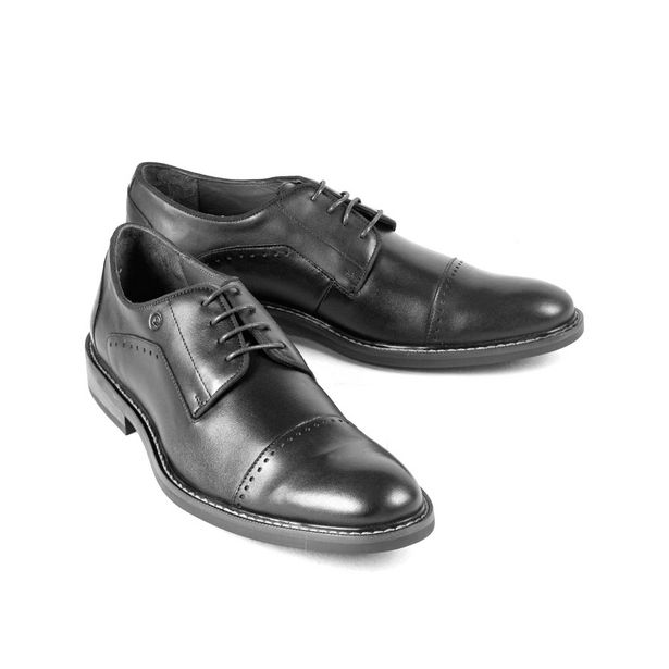 Oferta de Zapato para hombre de vestir tipo Blucher de Piel Mod. Vanchi NEGRO 116003 por $1740