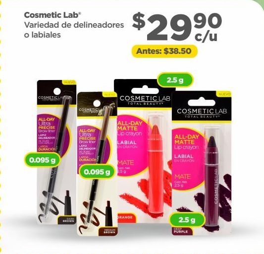 Oferta de Delineador Cosmetic Lab 0,095g por $29.9