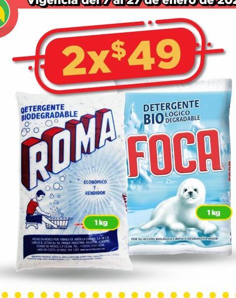 Oferta de Detergente en polvo Roma  por 