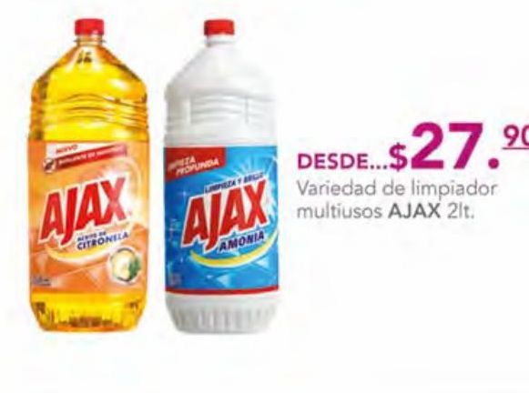 Oferta de Limpiadores Ajax por $27.9