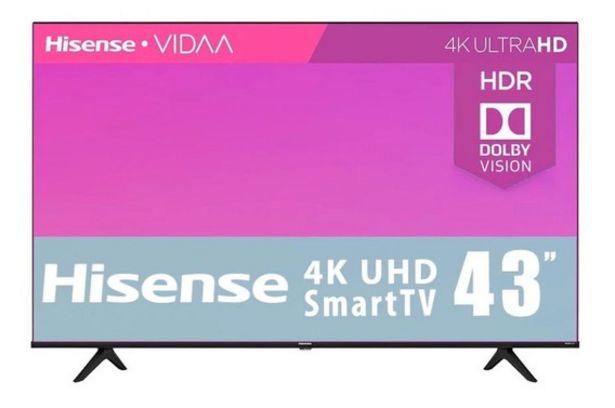 Oferta de Tv Hisense 43 Pulgadas 4k Ultra Hd Smart Tv Led 43a6gv Vidaa por $8299