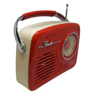 Oferta de Radio Análogo Retro Select Sound BT-1010 ROJO por $539 en Mega Audio