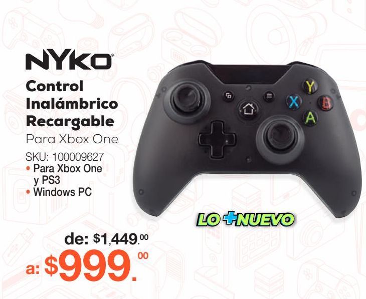 Oferta de Control inalambrico programable  Xbox One por $999