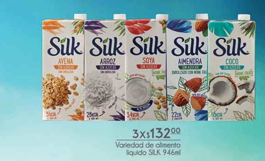 Oferta de Variedad de Alimento Liquido Silk 946 ml  por $132