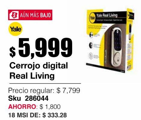 Oferta de Cerrojo Real Living ns por $5999