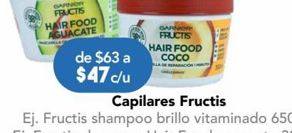 Oferta de FRUCTIS MASC HAIR FOOD AGUAC TRR C/350ML por $47