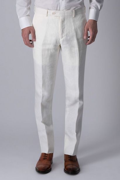 Oferta de Pantalon de vestir Calderoni Regular fit,Color Beige por $995 en Robert's
