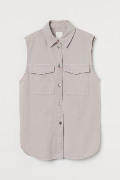 Oferta de Camisa sin mangas por $199 en H&M