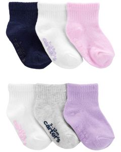 Oferta de Paquete De 6 Pares De Calcetines Largos Carter's por $439 en Carter's
