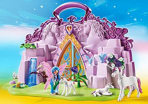 Oferta de 6179 Maletín Castillo de Unicornios por $329 en Playmobil