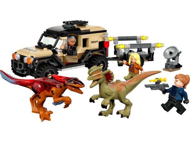 Oferta de Transporte del Pyrorraptor y el Dilofosaurio por $1099 en LEGO