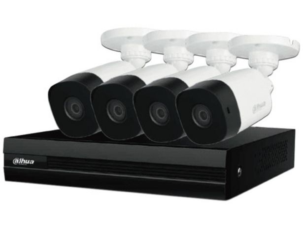 Oferta de Kit de Videovigilancia Dahua KITXVR1B08-I-2MP4CP, DVR de 8 canales, 2MP y 4 cámaras WizSense B1A21 1080p por $2999 en PCEL