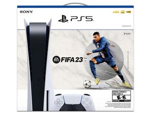 Oferta de Consola PlayStation 5 Versión Estándar de 825 GB SSD NVMe PCIe 4.0, Unidad Óptica Blu-Ray 4K, Incluye Videojuego FIFA 23. por $14299 en PCEL