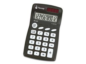 Oferta de Calculadora Nextep NE-186, funciones básicas, 12 dígitos. por $29 en PCEL