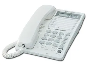 Oferta de Teléfono digital Panasonic KX-TS108MEW con altavoz y 34 botones. Color Blanco. por $1299 en PCEL