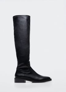 Oferta de Bota caña alta por $999 en Mango