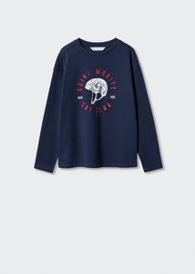 Oferta de Camiseta algodón manga larga por $199 en Mango