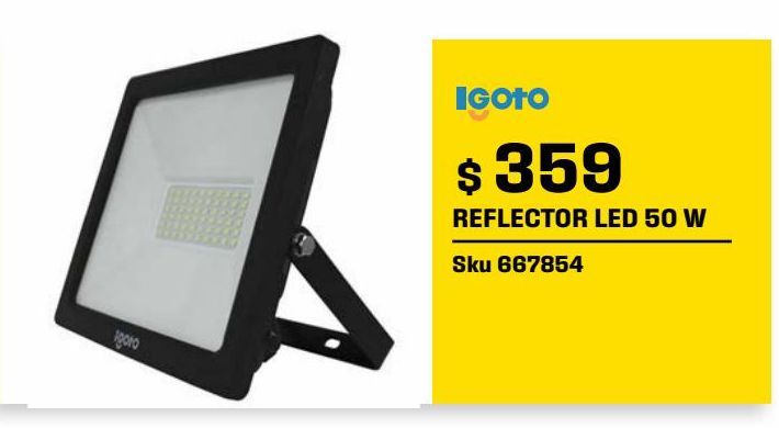 Oferta de Reflector led  50W por $359