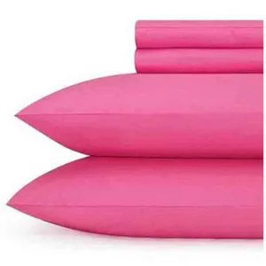 Oferta de Set de Sabanas Microfibra Individual Rosa Kyuden Home por $499 en Hemsa