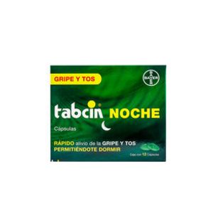 Oferta de Tabcin Noche 12 Caps por $54 en Farmacias YZA