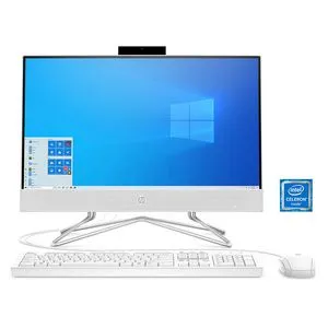 Oferta de COMPUTADORA ALL IN ONE HP 22-DD0520LA, CELERON J4025, 4GB, 1TB HDD, 21.5 FHD, WIN11HOME 4J0Q6LA por $8690 en Ofix