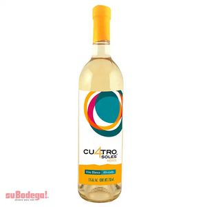 Oferta de Vino Blanco Cuatro Soles Afrutado 750 ml. por $109.1 en SuBodega