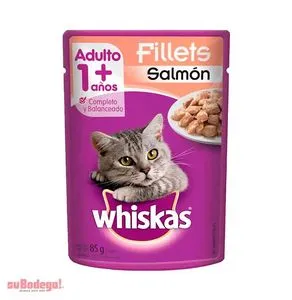 Oferta de Alimento Whiskas Salmon 85 gr. por $11.5 en SuBodega