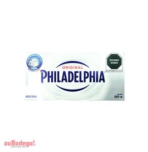 Oferta de Queso Crema Philadelphia 180 gr. por $37.86 en SuBodega