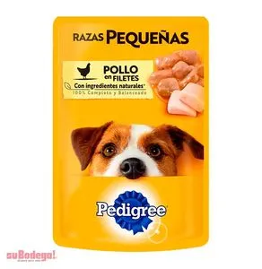 Oferta de Alimento Pedigree Razas Pequeñas Pollo 100 gr. por $12.1 en SuBodega