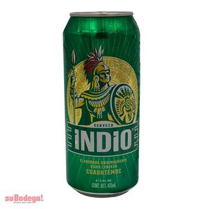 Oferta de Cerveza Indio Lata 473 ml. por $24.5 en SuBodega