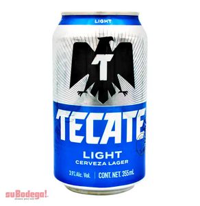 Oferta de Cerveza Tecate Light 355 ml. por $18 en SuBodega