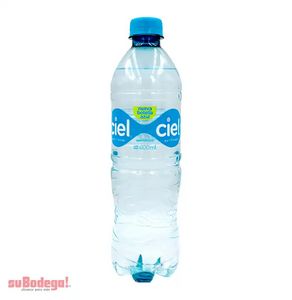 Oferta de Agua Natural Ciel 600 ml. por $7.6 en SuBodega