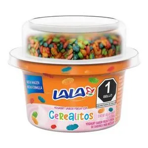Oferta de Lala Yogurt Batido Fresa Cereal de Sabores 100 Gr por $11.5 en Scorpion