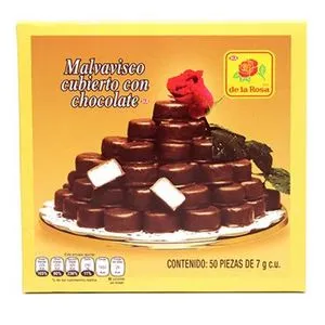 Oferta de Malvavisco Cubierto Con Chocolate De La Rosa Paquete Con 50 Piezas por $54.3 en Scorpion