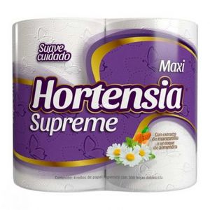 Oferta de Papel Hig Hortensia Supreme 300 Hojas 4 Rollos por $25.4 en Scorpion