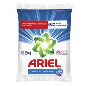 Oferta de Detergente en Polvo Ariel Perlas Limp. 250 gr por $11.9 en Scorpion