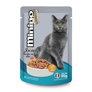Oferta de Alimento para Gato Minimo Plus Carnitas De Atun 85 Gramos por $9 en Scorpion