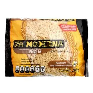 Oferta de Pasta para Sopa La Moderna Lengua 200 Gramos por $7.4 en Scorpion