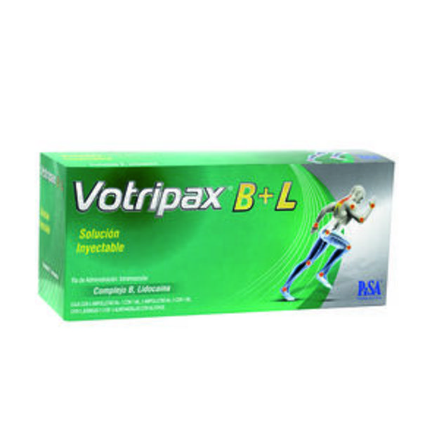 Oferta de Votripax B+L 100Mg/50Mg 10 Amp por $145 en Farmacon