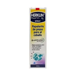 Oferta de Herklin Spray Repelente Piojos Nf 120 Ml por $110 en Farmacon