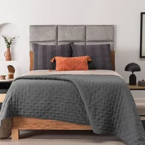 Oferta de Edredón Novo Gris por $419 en Vianney