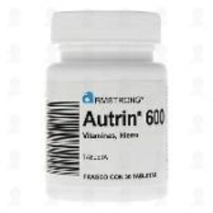 Oferta de AUTRIN  Autrin 600, 36 Tabletas. por $407.74 en Farmacias Guadalajara