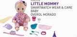 Oferta de LITTLE MOMMY SMARTWATCH WEAR & CARE BABY OVEROL MORADO en Chedraui