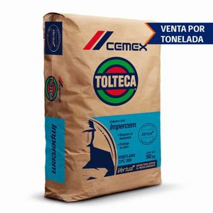 Oferta de Tolteca, Cemento Impercem Cpc30R, Tonelada por $4569.5 en Construrama