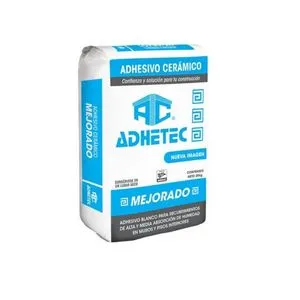 Oferta de Adhetec, Mejorado Adhesivo Pisos Blanco 20 Kg, Pieza por $95 en Construrama