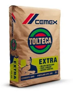Oferta de Tolteca, Cemento Gris Cpc30R Extra, Tonelada por $5340 en Construrama