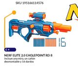 Oferta de Lanzador Nerf Elite 2.0 Eaglepoint RD-8 en Woolworth