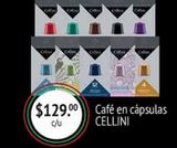 Oferta de Café en cápsulas Cellini por $129 en La Comer