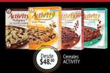 Oferta de Cereales Activity por $48 en La Comer