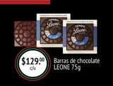 Oferta de Barras de chocolate Leone 75g por $129 en La Comer